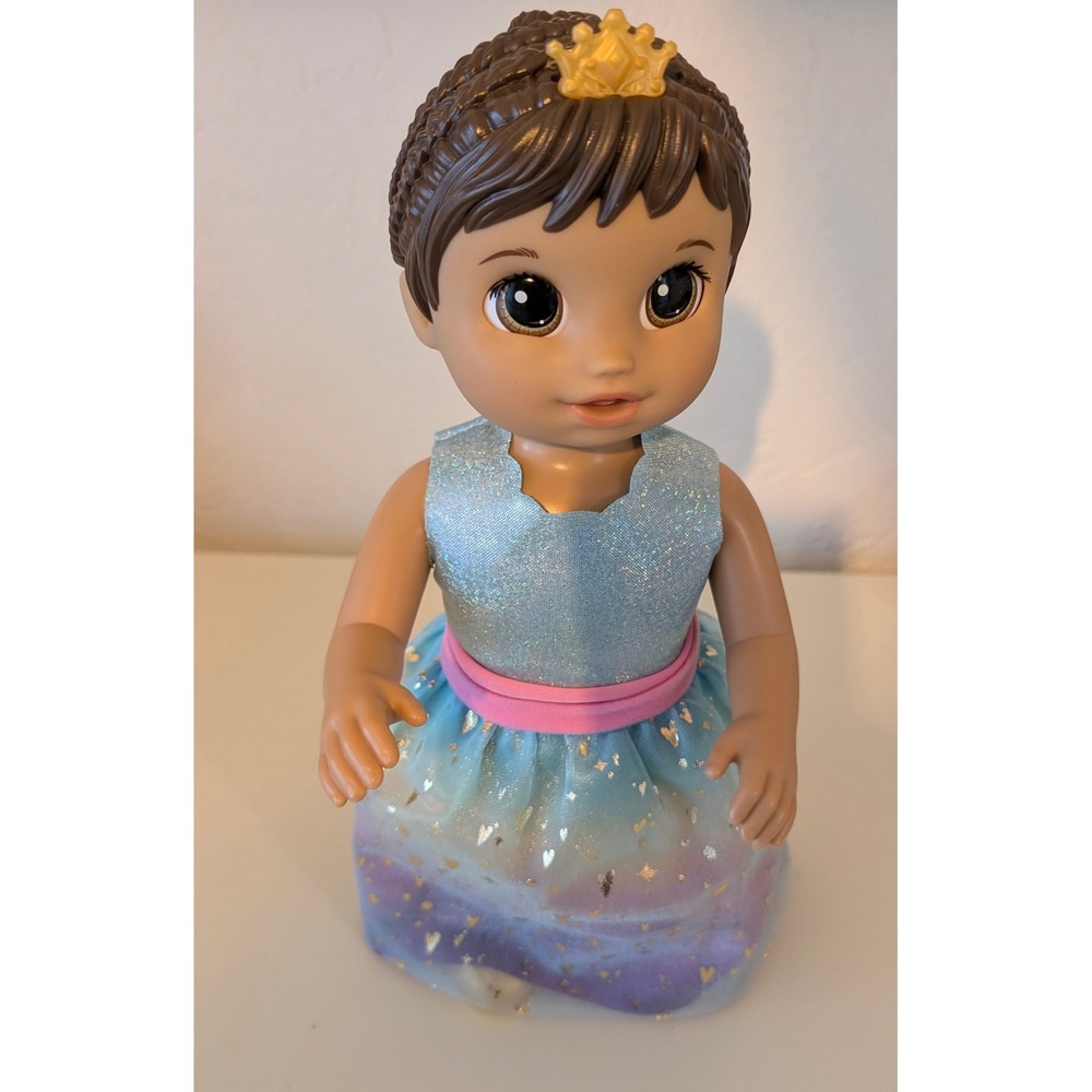 Hasbro Baby Alive Princess Ellie Grows Up Interactive Brunette Doll F2233 Tested